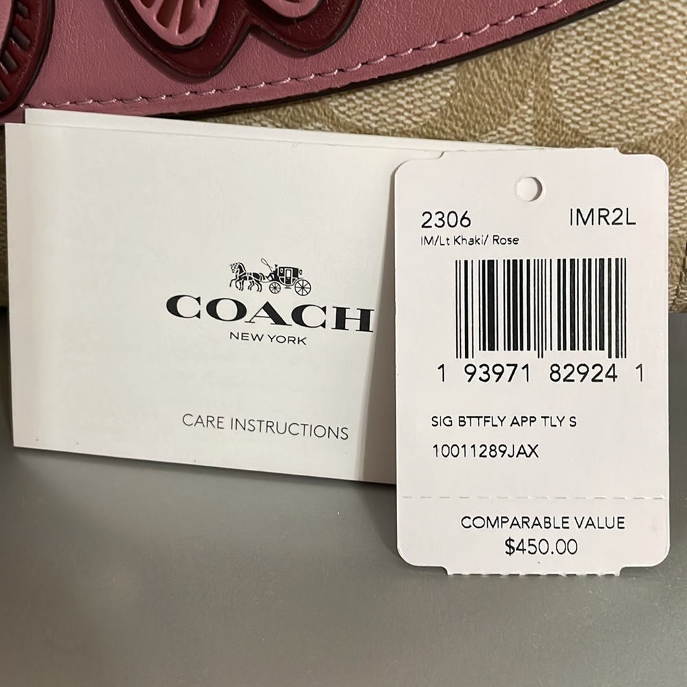 Coach Sig Butterfly🦋App TLY Shoulder Bag. - Picture 16 of 16